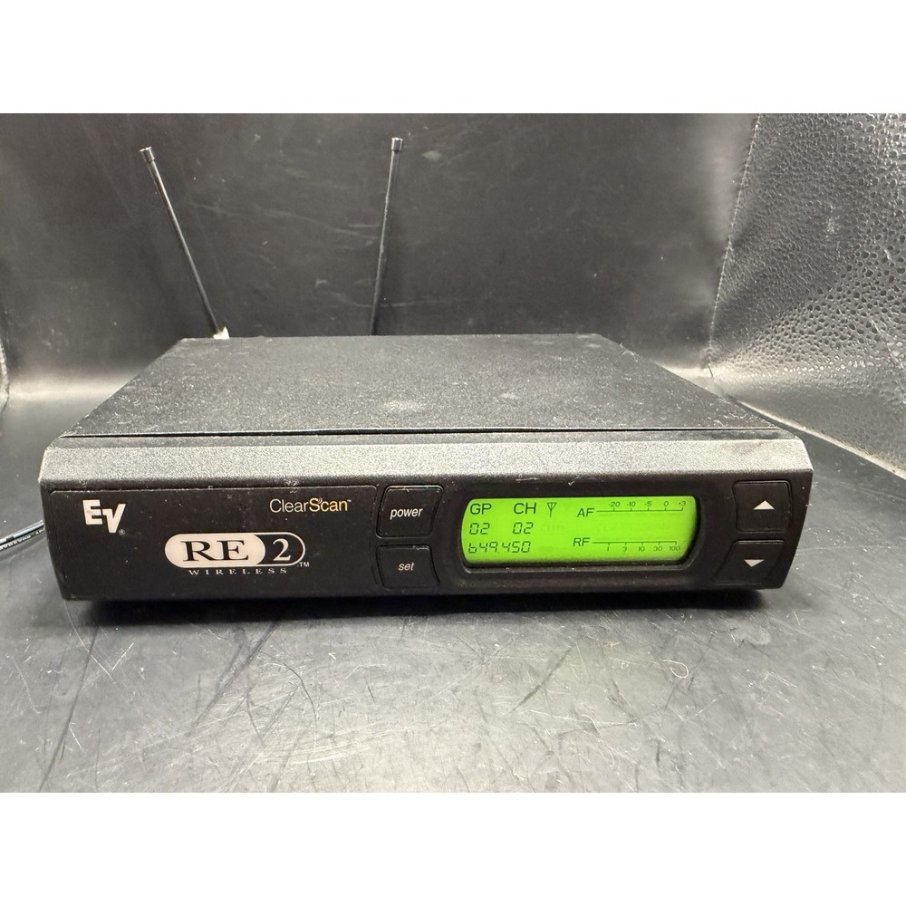 Electro-Voice RE-2 Wireless Receiver Band A ClearScan Pro Audio